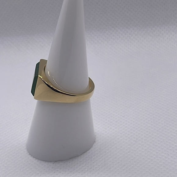 Miansai | Accessories | Miansai Lennox Jasper Ring Gold Vermeil | Poshmark